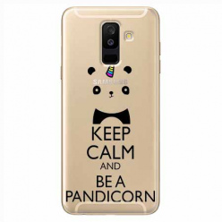 Etui na Samsung Galaxy A6 Plus 2018 - Keep Calm… Pandicorn.