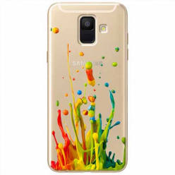 Etui na Samsung Galaxy A8 2018 - Kolorowy splash.