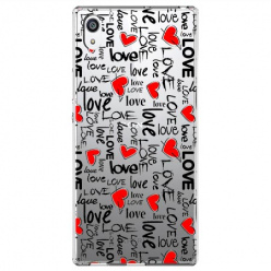 Etui na Sony Xperia E5 - Love, love, love…
