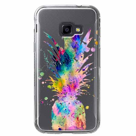 Etui na Samsung Galaxy Xcover 4 - Watercolor ananasowa eksplozja.