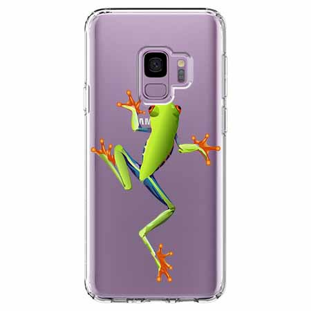 Etui na Samsung Galaxy S9 - Zielona żabka.
