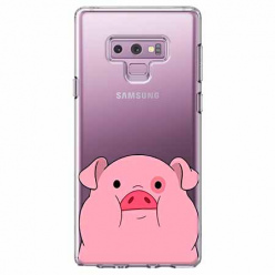 Etui na Samsung Galaxy Note 9 - Słodka różowa świnka.