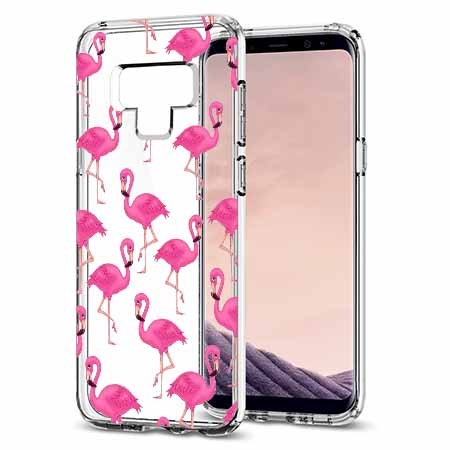 Etui na Samsung Galaxy Note 9 - Różowe flamingi.