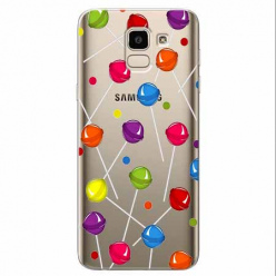 Etui na Samsung Galaxy J6 2018 - Kolorowe lizaki.