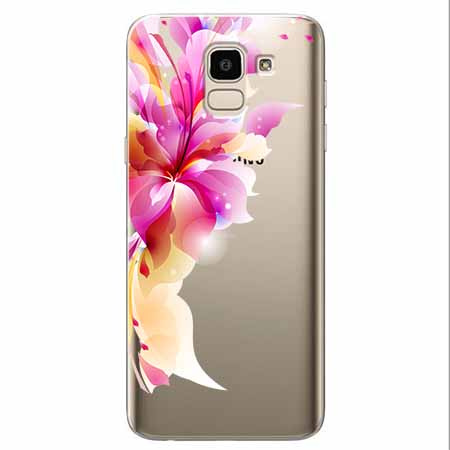 Etui na Samsung Galaxy J6 2018 - Bajeczny kwiat.
