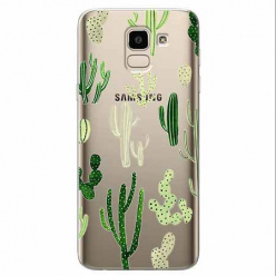 Etui na Samsung Galaxy J6 2018 - Kaktusowy ogród.