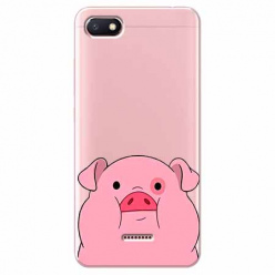 Etui na Xiaomi Redmi 6A - Słodka różowa świnka.