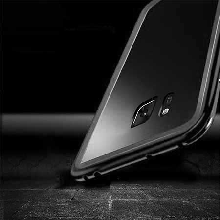 Etui metalowe Magneto Samsung Galaxy S7 Edge - Czarny