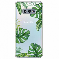 Etui na Samsung Galaxy S10e - Egzotyczna roślina Monstera.