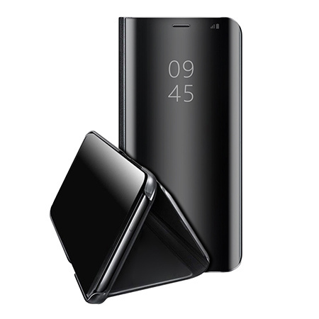 Etui na Samsung Galaxy A50 - Flip Clear View z klapką - Czarny.