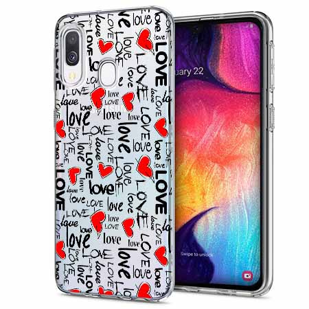 Etui na Samsung Galaxy A40 - Love, love, love…