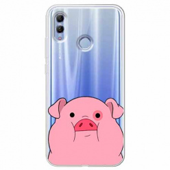 Etui na Huawei Honor 10 Lite - Słodka różowa świnka.