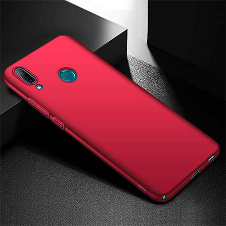 Etui na telefon Huawei P Smart 2019 - Slim MattE - Czerwony.