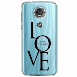Etui na Motorola E5 Plus - All you need is LOVE.