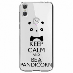 Etui na Motorola One - Keep Calm… Pandicorn.