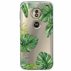 Etui na Motorola G6 Play - Zielone liście palmowca