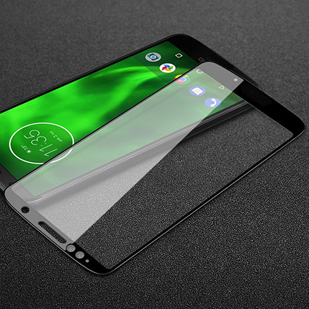 Motorola G6 Play hartowane szkło 5D Full Glue - Czarny