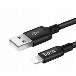 Mocny kabel ładowarka lightning iPhone HOCO 1m - Czarny