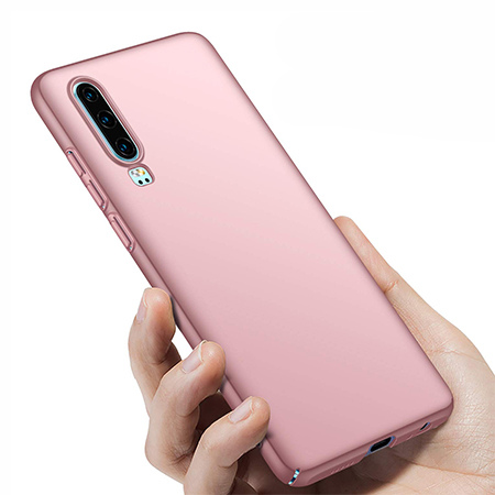 Etui na telefon Huawei P30 - Slim MattE - Różowy.
