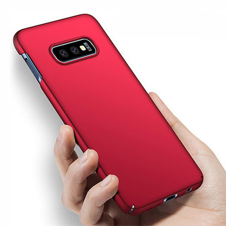 Etui na telefon Samsung Galaxy S10e - Slim MattE - Czerwony.