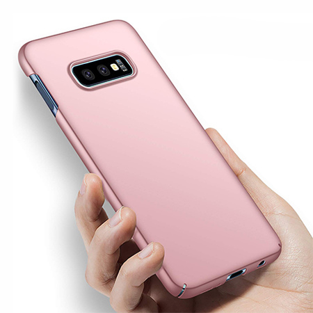 Etui na telefon Samsung Galaxy S10e - Slim MattE - Różowy.