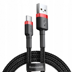 Baseus kabel USB Typ-C QUICK CHARGE 3.0 - Czerwony