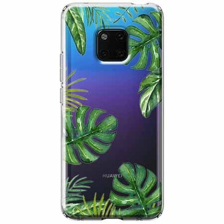 Etui na Huawei Mate 20 Pro - Zielone liście palmowca