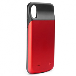 iPhone X Etui Power bank bateria zewnętrzna 300mAh - Czerwony