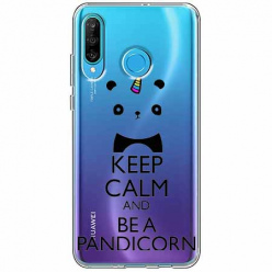 Etui na telefon Huawei P30 Lite - Keep Calm… Pandicorn.