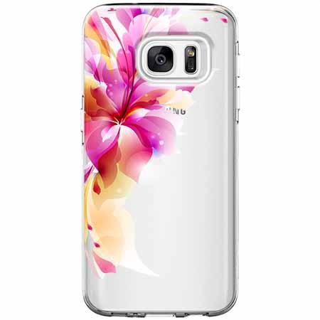 Etui na Galaxy S7 Edge - Bajeczny kwiat.