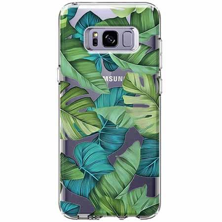 Etui na Samsung Galaxy S8 - Egzotyczne liście 