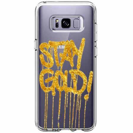 Etui na Samsung Galaxy S8 - Stay Gold.