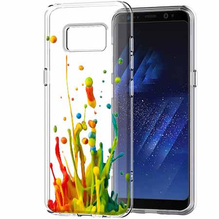 Etui na Samsung Galaxy S8 - Kolorowy splash.