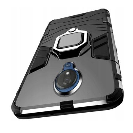 Etui na Motorola Moto G7 Power - pancerne - Czarny.