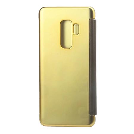 Etui na Samsung Galaxy S9 Plus - Clear View Book Mirror - Złoty.