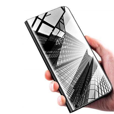 Etui na Samsung Galaxy A71 - Flip Clear View z klapką - Czarny.