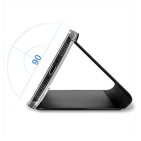 Etui na Samsung Galaxy A71 - Flip Clear View z klapką - Różowy.